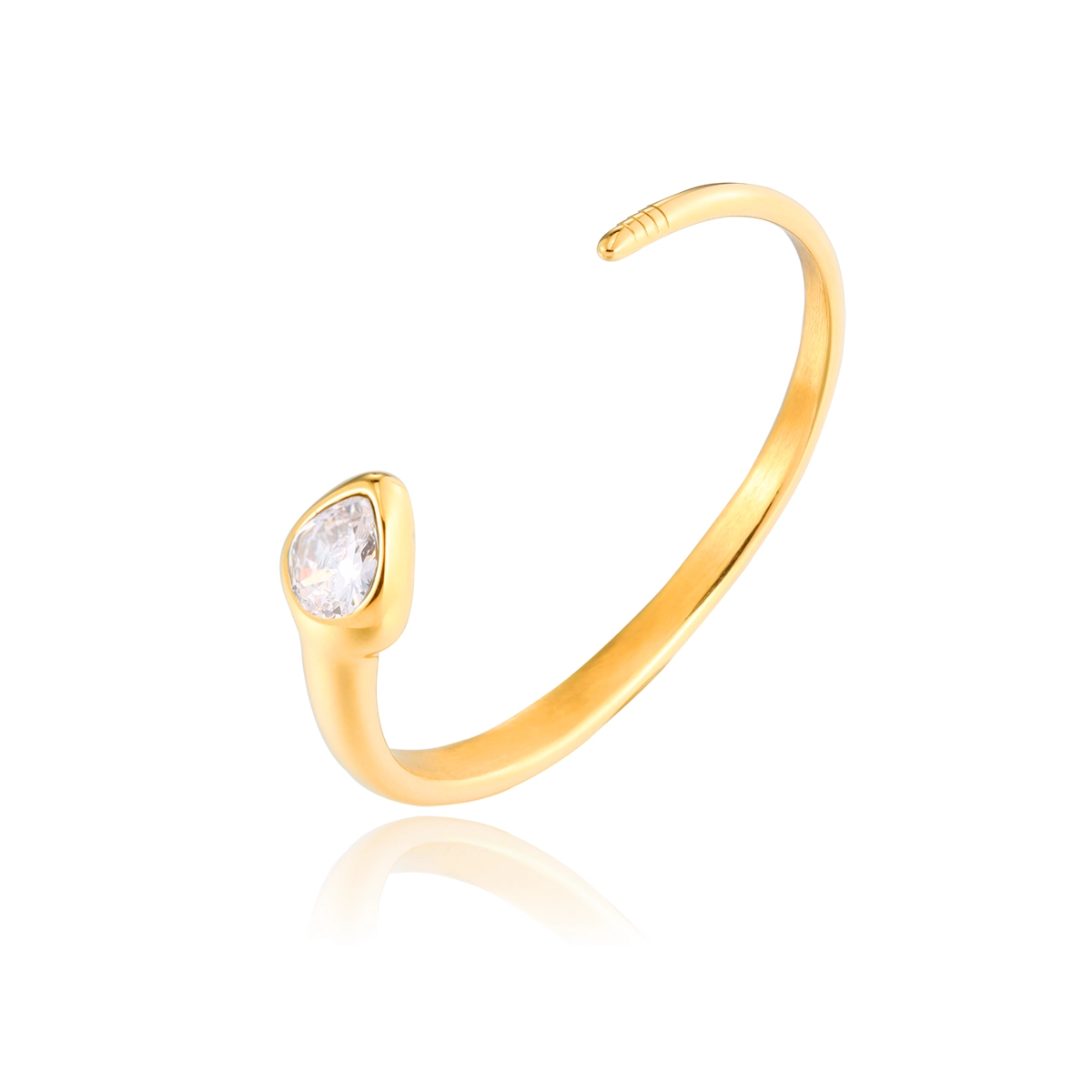 Zircon Stone Snake Shape Bracelet Bangle