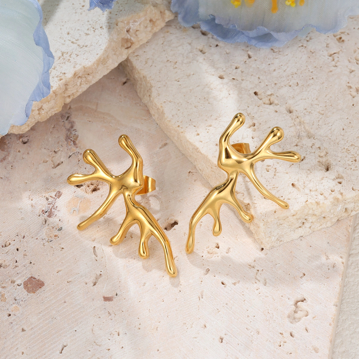 Deer Antler Earrings