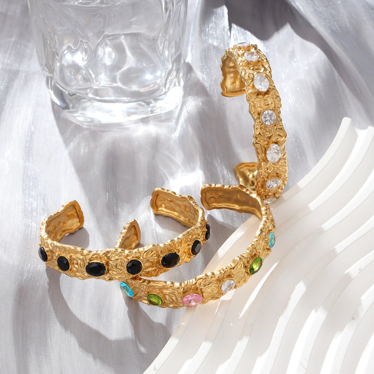 Gemstone Bracelet Bangle