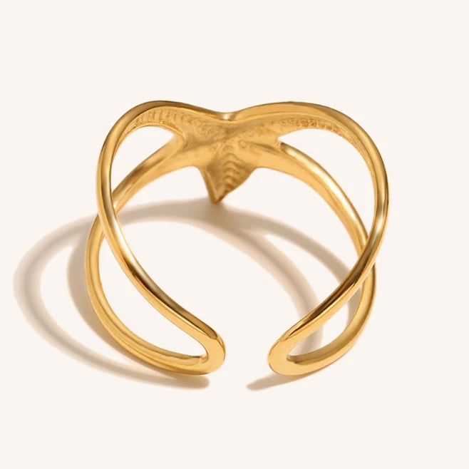 Starfish Open Ring
