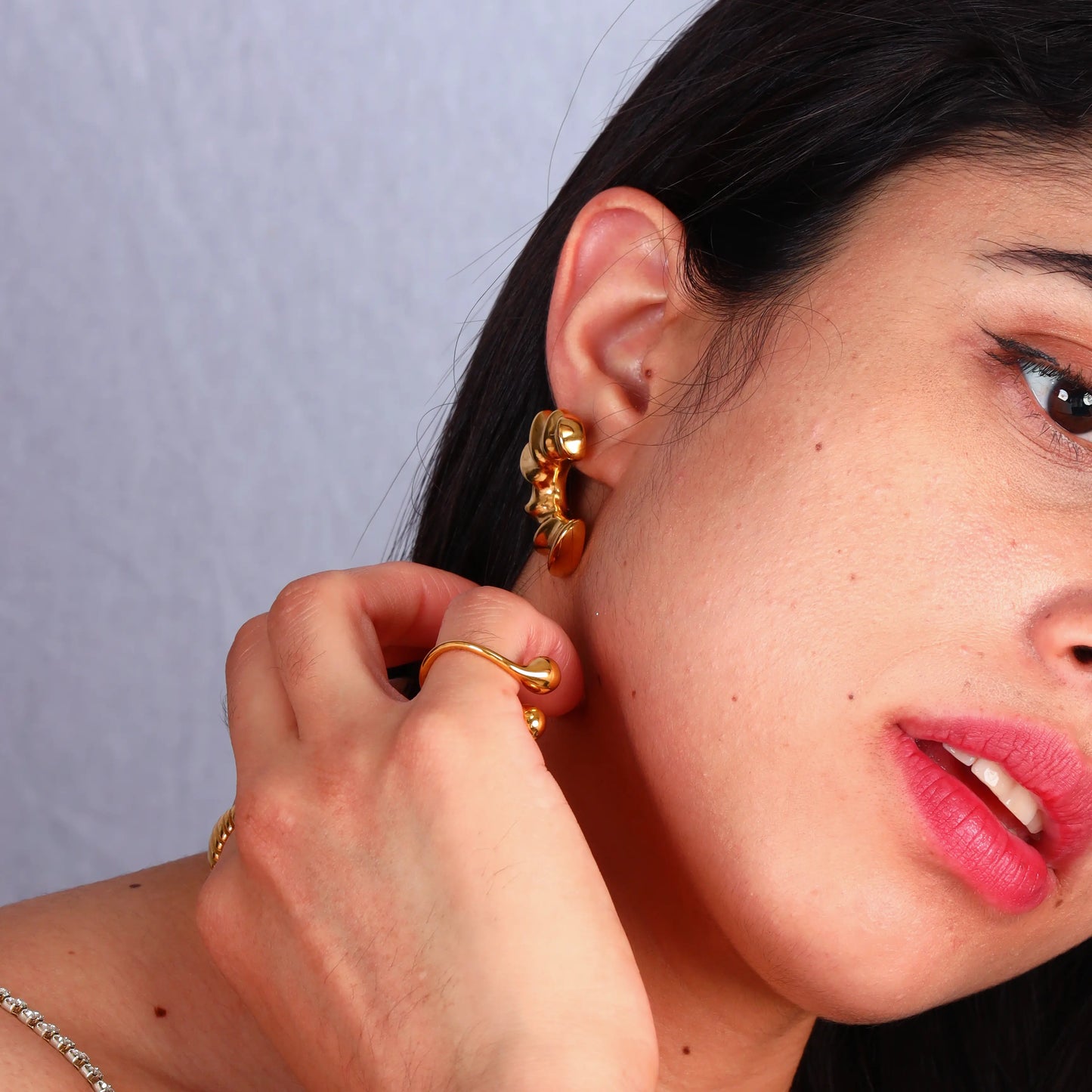 Geometric Stud Earrings