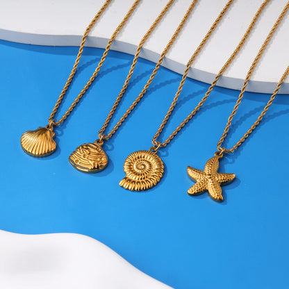 Conch Pendant Necklace