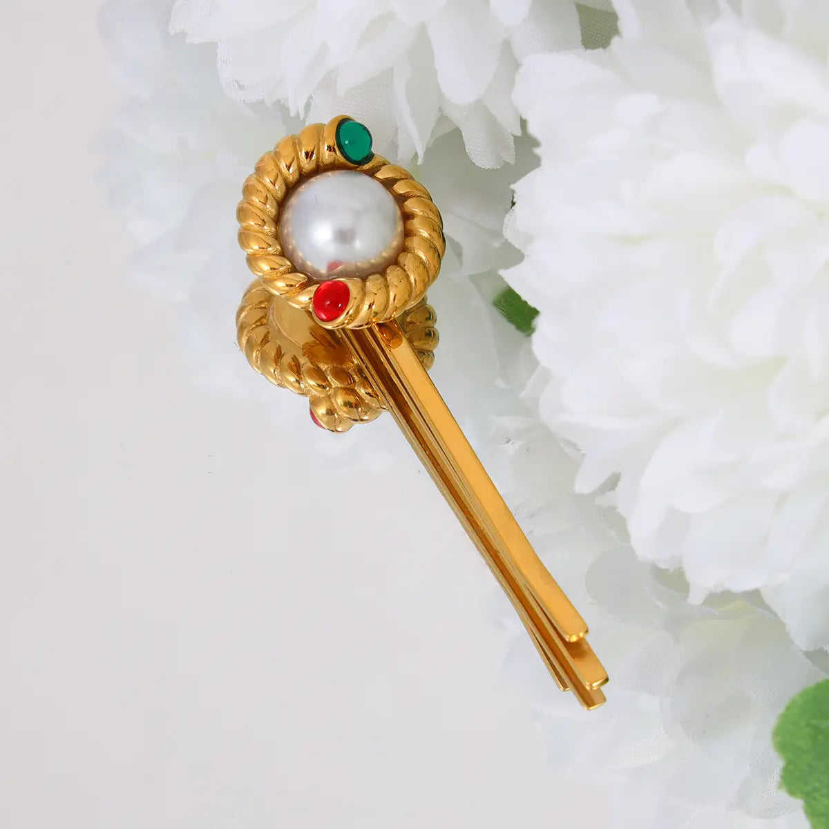 Czech Gem Pearl Bobby Pins