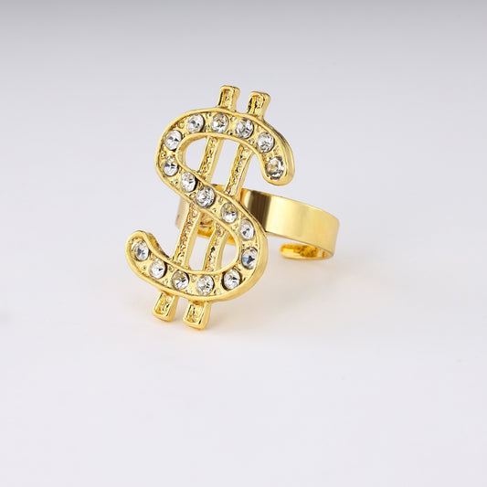 JJDreams Rhine Stone Adjustable Ring