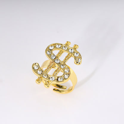 JJDreams Rhine Stone Adjustable Ring