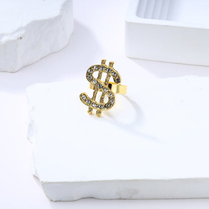 JJDreams Rhine Stone Adjustable Ring