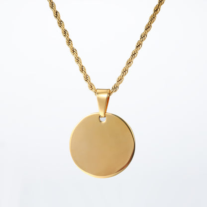 JJDreams Circle Pendant Necklaces