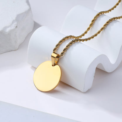 JJDreams Circle Pendant Necklaces