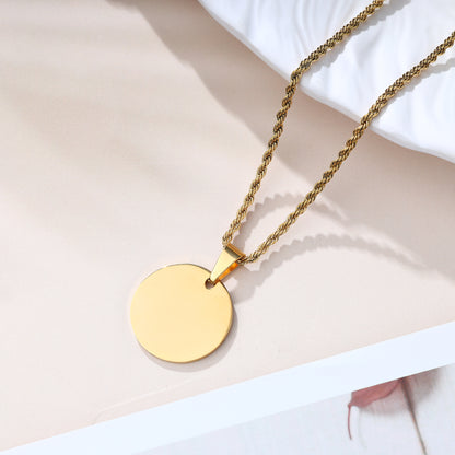 JJDreams Circle Pendant Necklaces