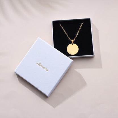 JJDreams Circle Pendant Necklaces