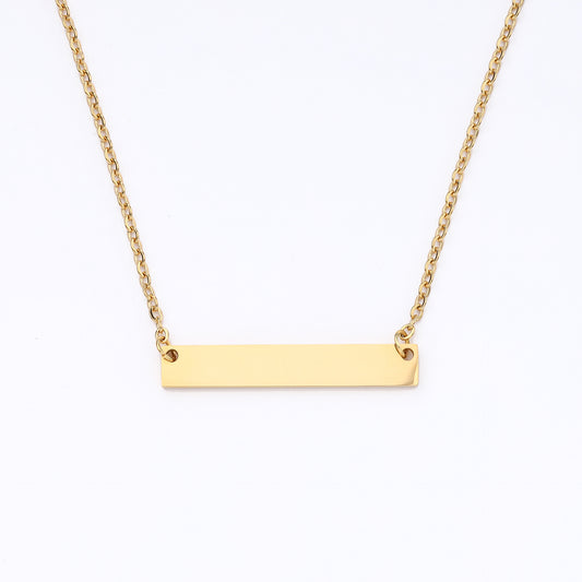 JJDreams Bar Pendant Necklace Charms for jewelry