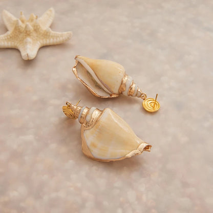 Conch Shell  Earrings