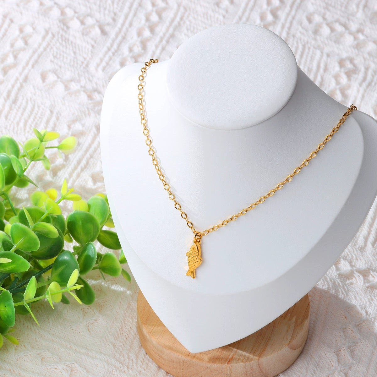 Fish Pendant Necklace