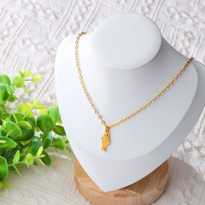 Fish Pendant Necklace