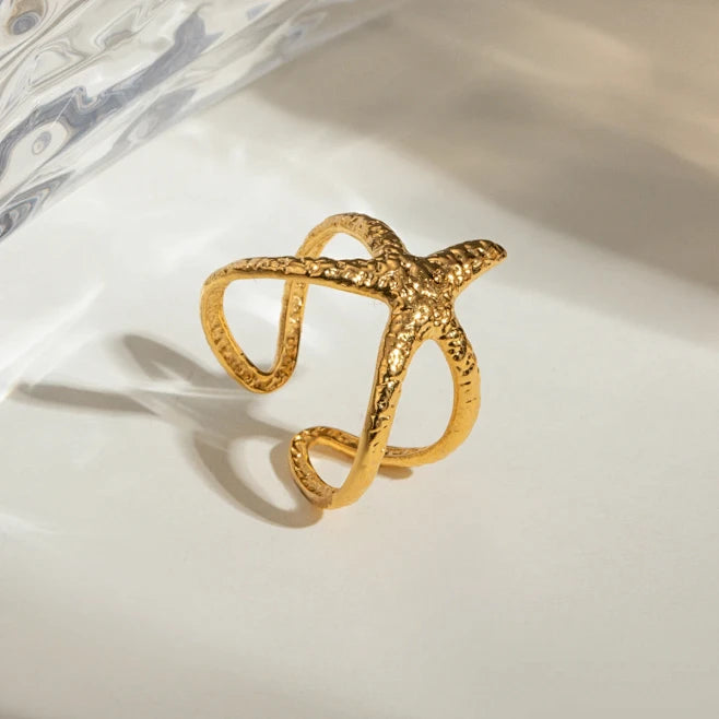 Starfish Open Ring