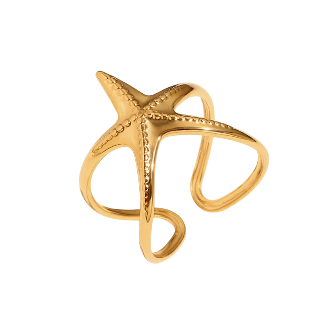 Starfish Open Ring