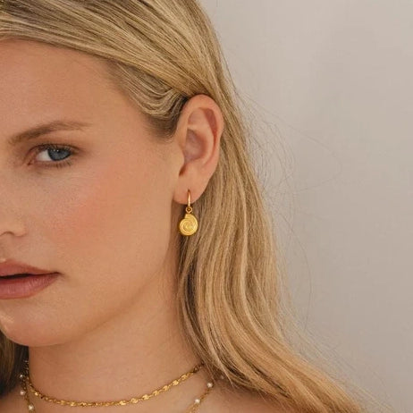 Snail Pendant Earrings