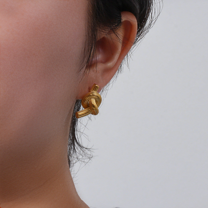 Knot Stud Earrings