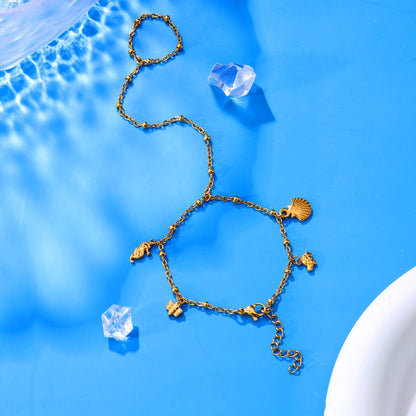 Ocean Summer Ring Hand Chain