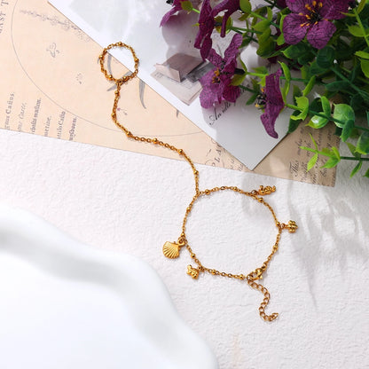 Ocean Summer Ring Hand Chain