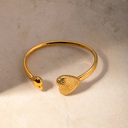 Heart Shape Cuff Bracelet