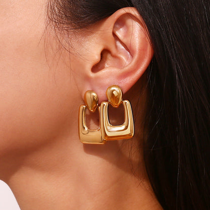 Gold Stud Earrings