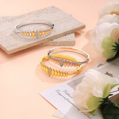 Marquise Shape Bracelet Bangle