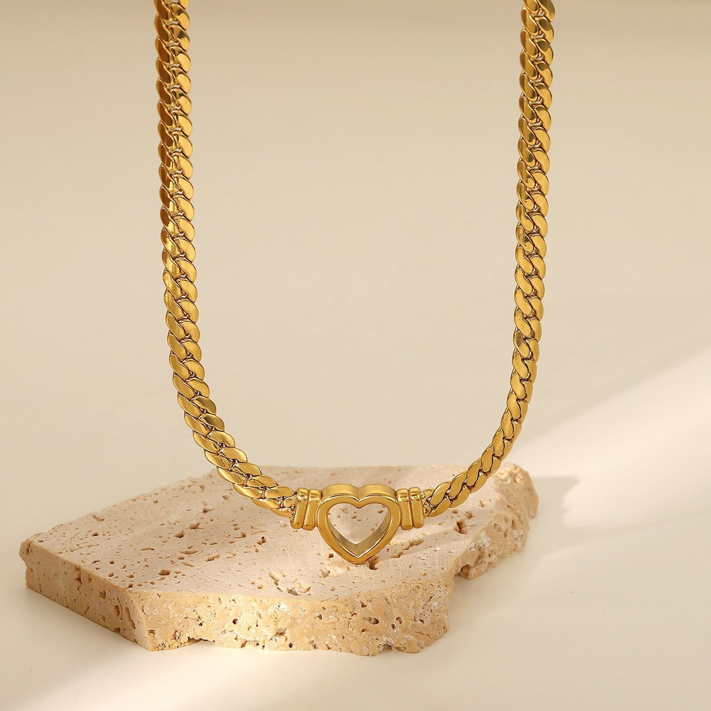 Heart Clavicle Chain Necklace