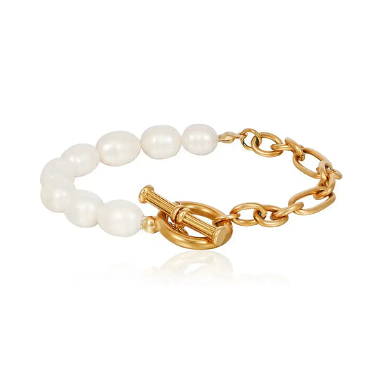 Freshwater Pearl Chain Bracelet