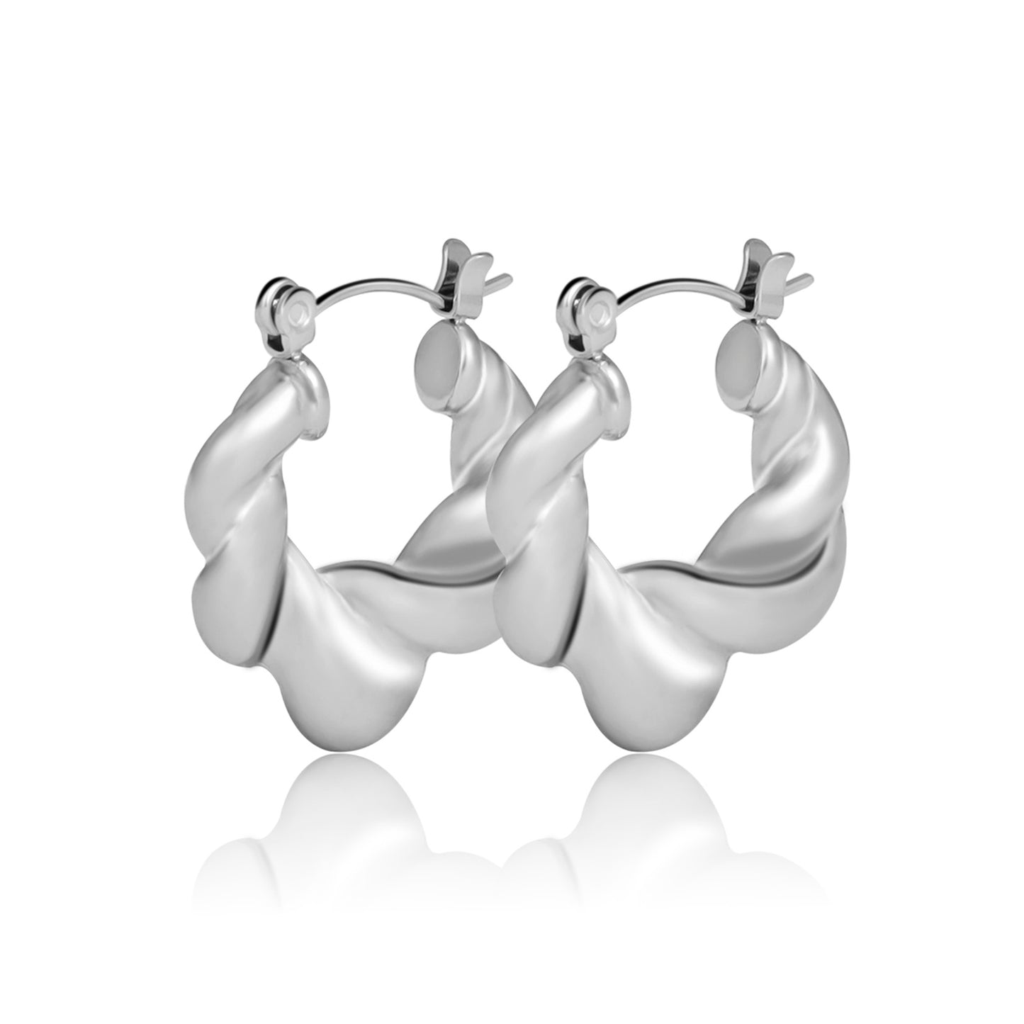 Twist Hoop Earrings