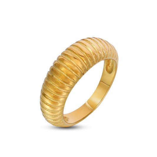 Ribbed Dome Ring