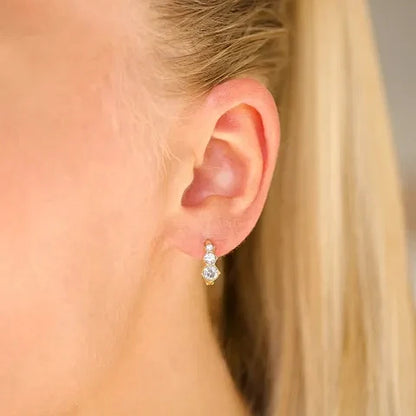 Mini Diamond Earrings