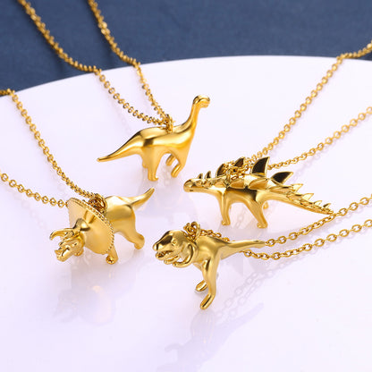 Ceratopsian Pendant Necklace