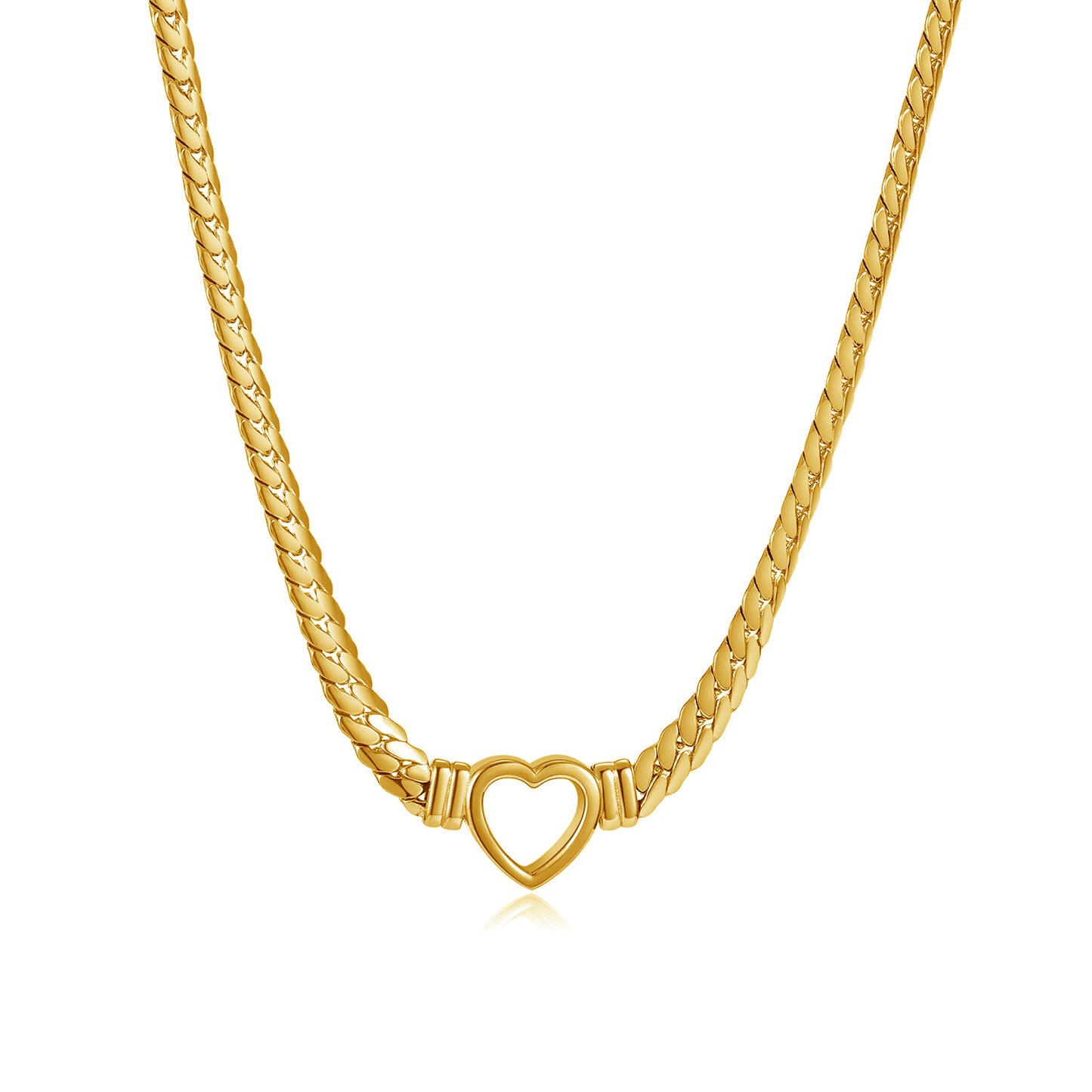 Heart Clavicle Chain Necklace