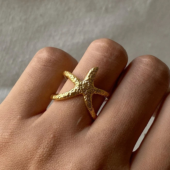 Starfish Open Ring