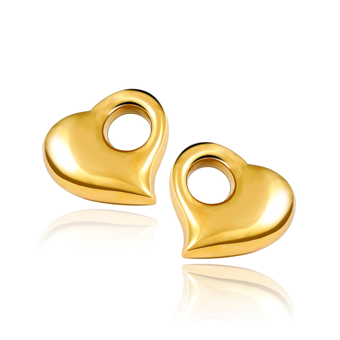 Heart Stud Earrings