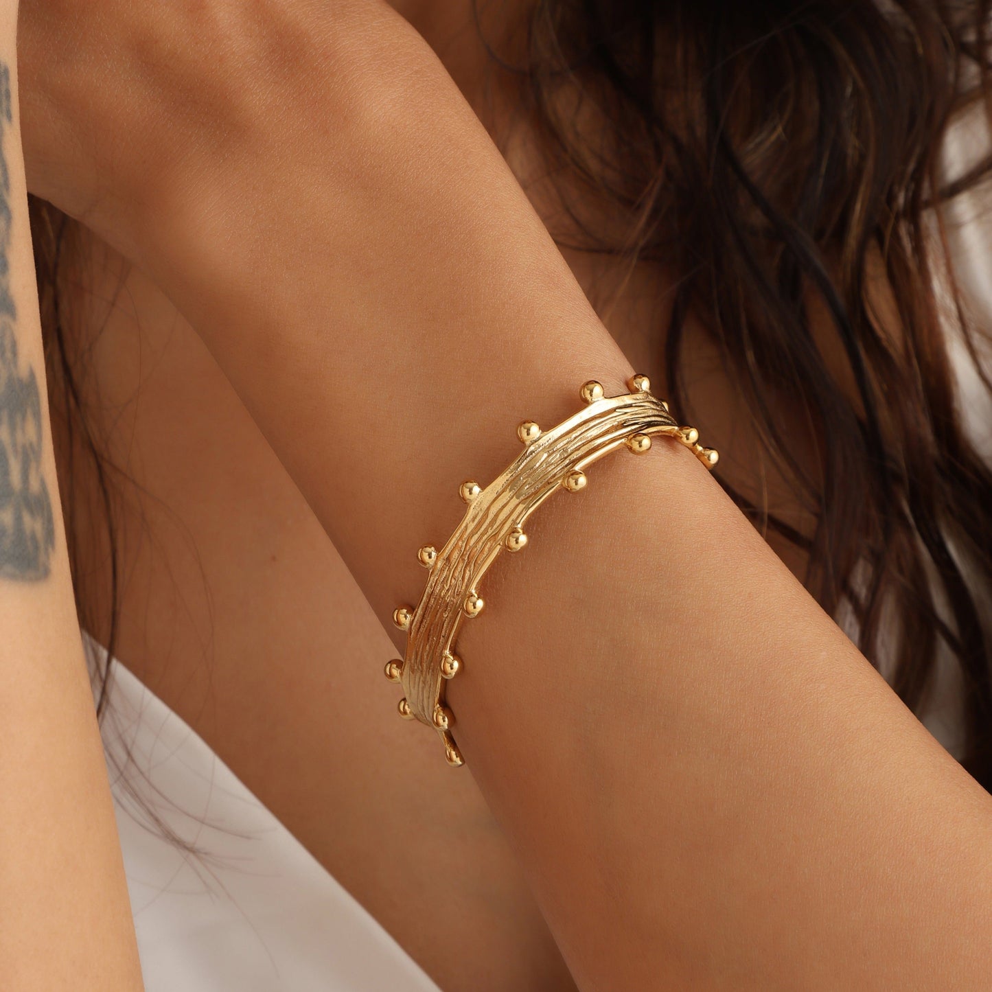 Gold Cuff Bracelet