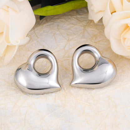 Heart Stud Earrings