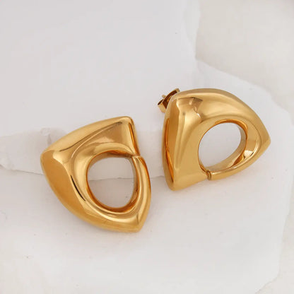 Geometric Gold Earrings