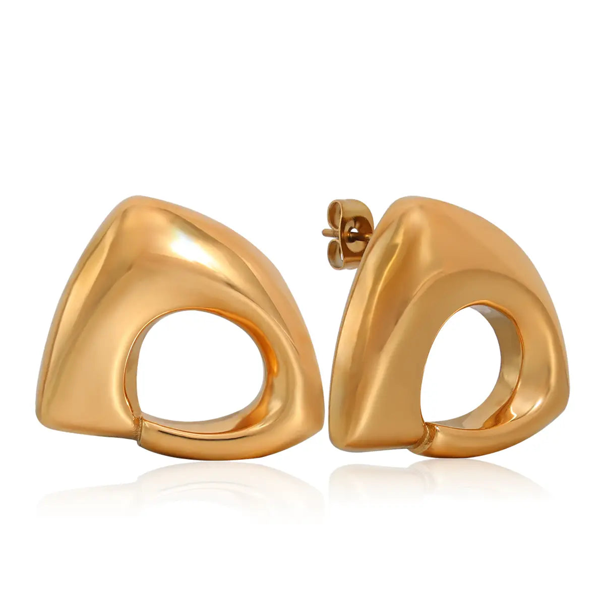 Geometric Gold Earrings