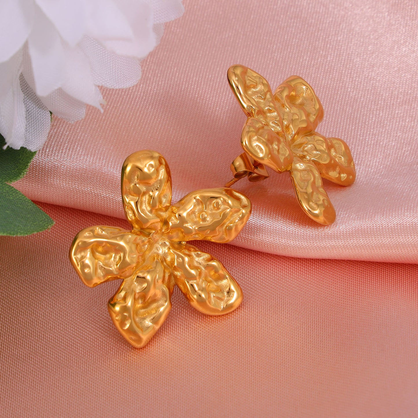 Five-petal Flower Earrings