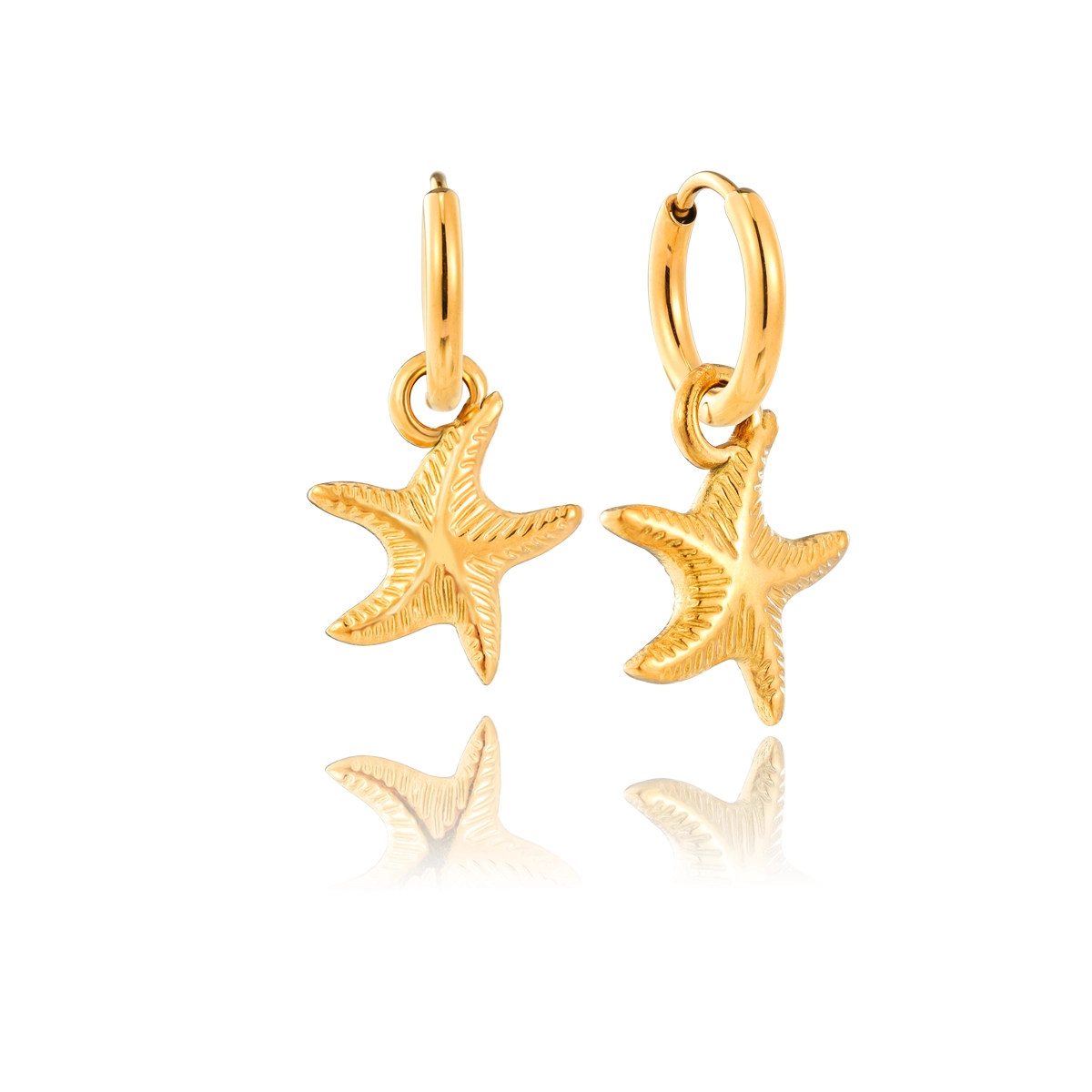Starfish Pendant Earrings