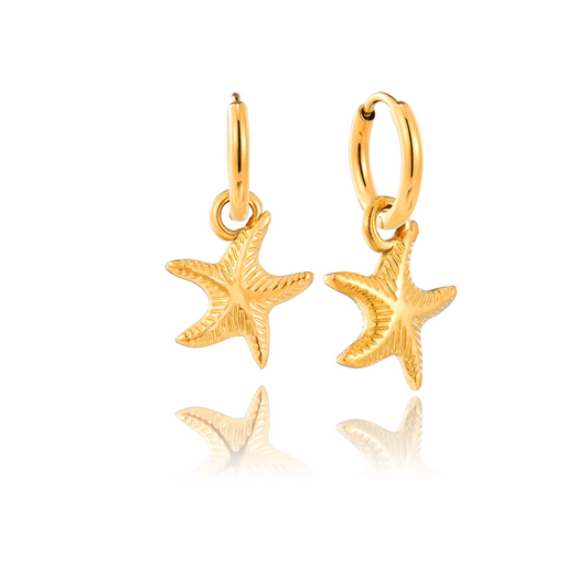 Starfish Pendant Earrings