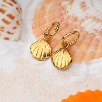 Shell Pendant Earrings