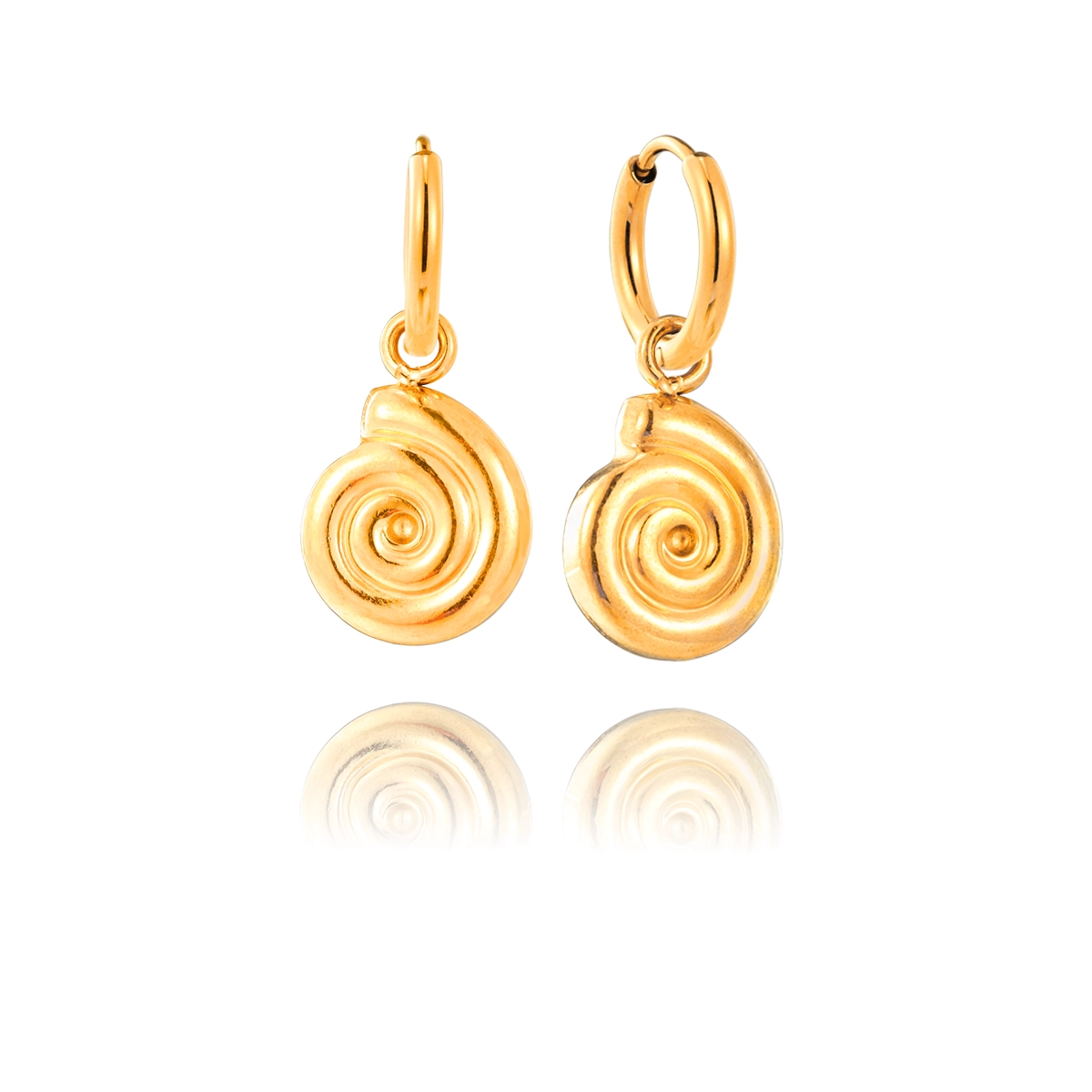 Snail Pendant Earrings