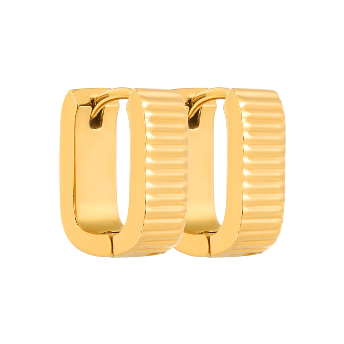 Textured Square Earrings