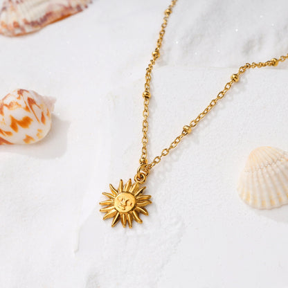 Sun Pendant Necklace