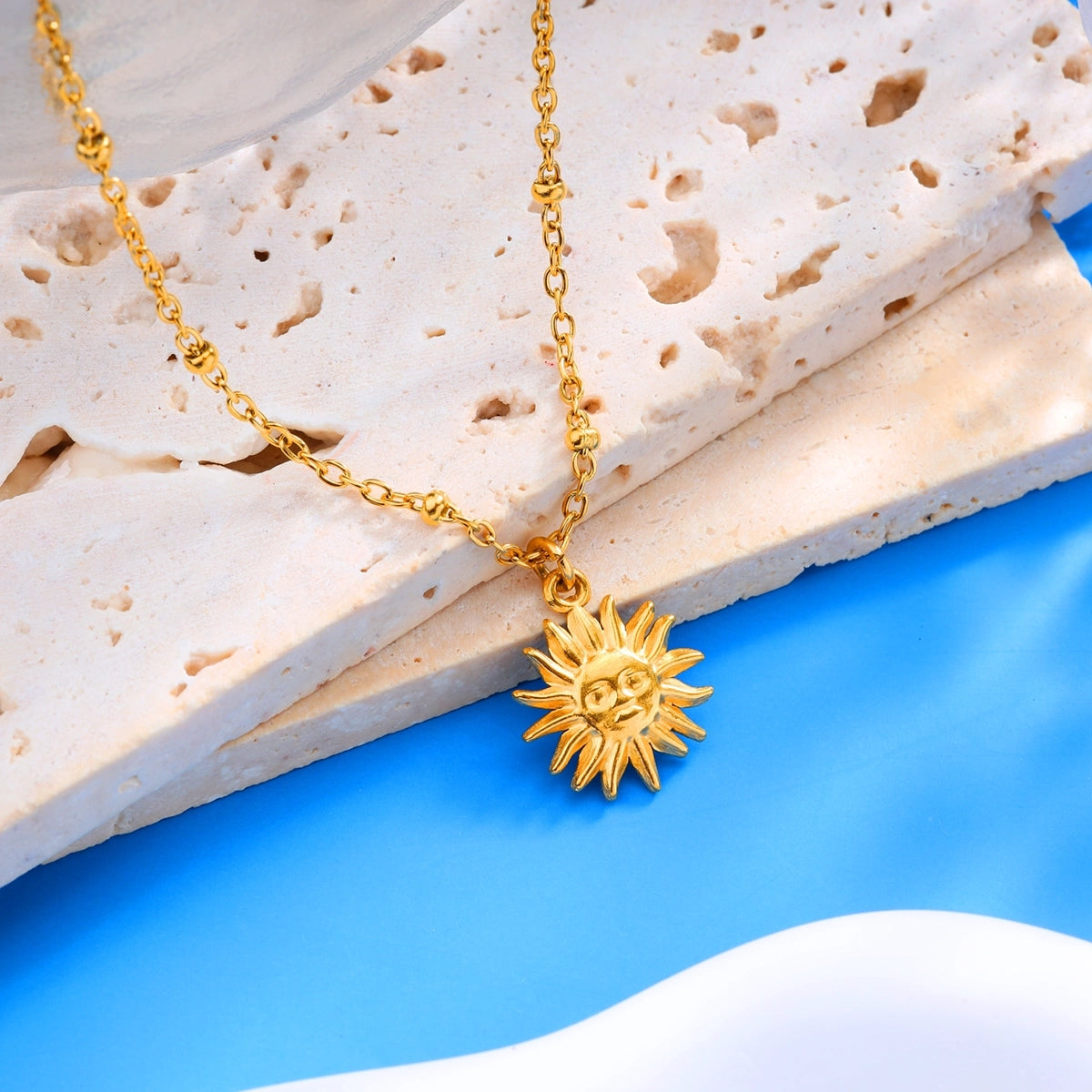 Sun Pendant Necklace