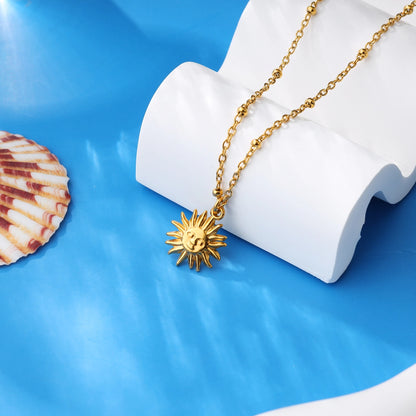 Sun Pendant Necklace
