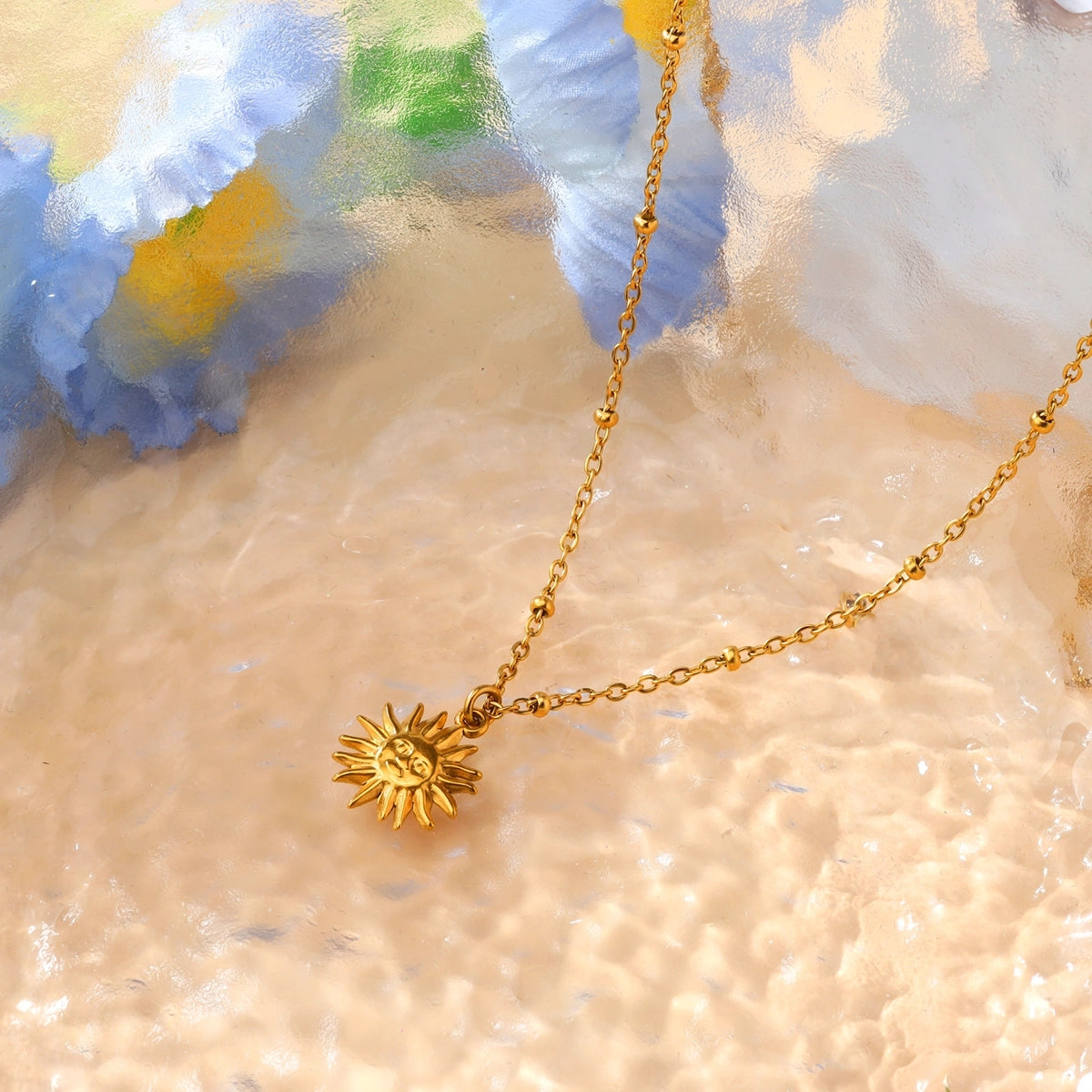 Sun Pendant Necklace